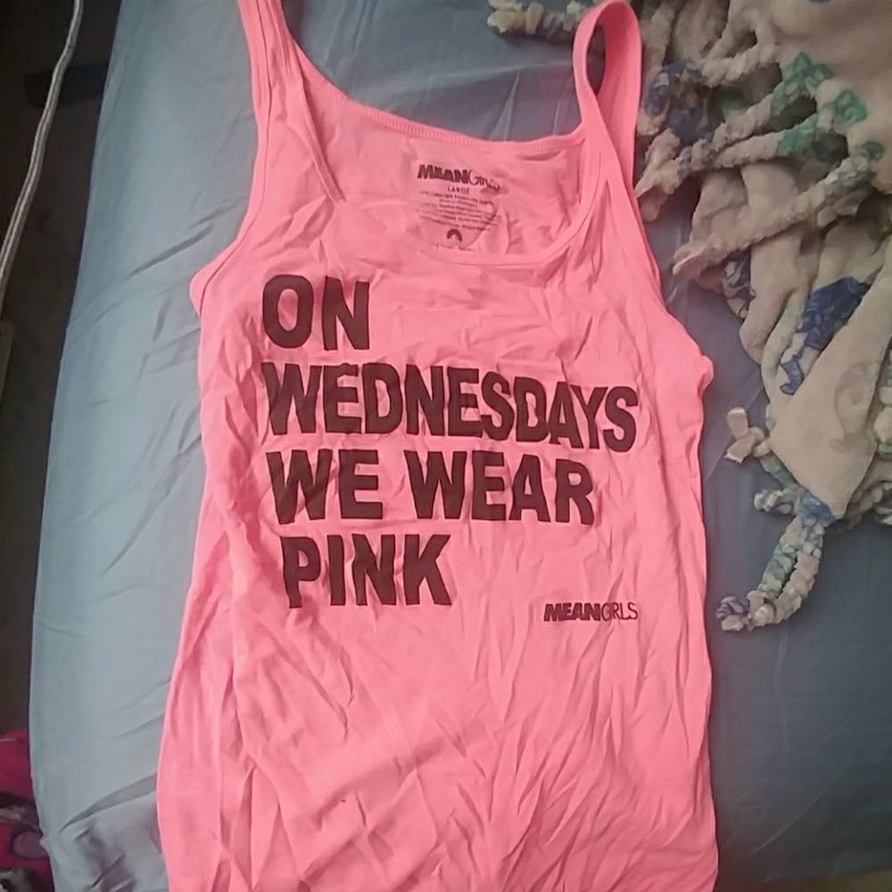 Mean girls pink tank